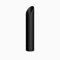 A black plastic travel cover mount for Sonic Brushes, designed to protect bristles, double as a stand, and mount to a mirror.