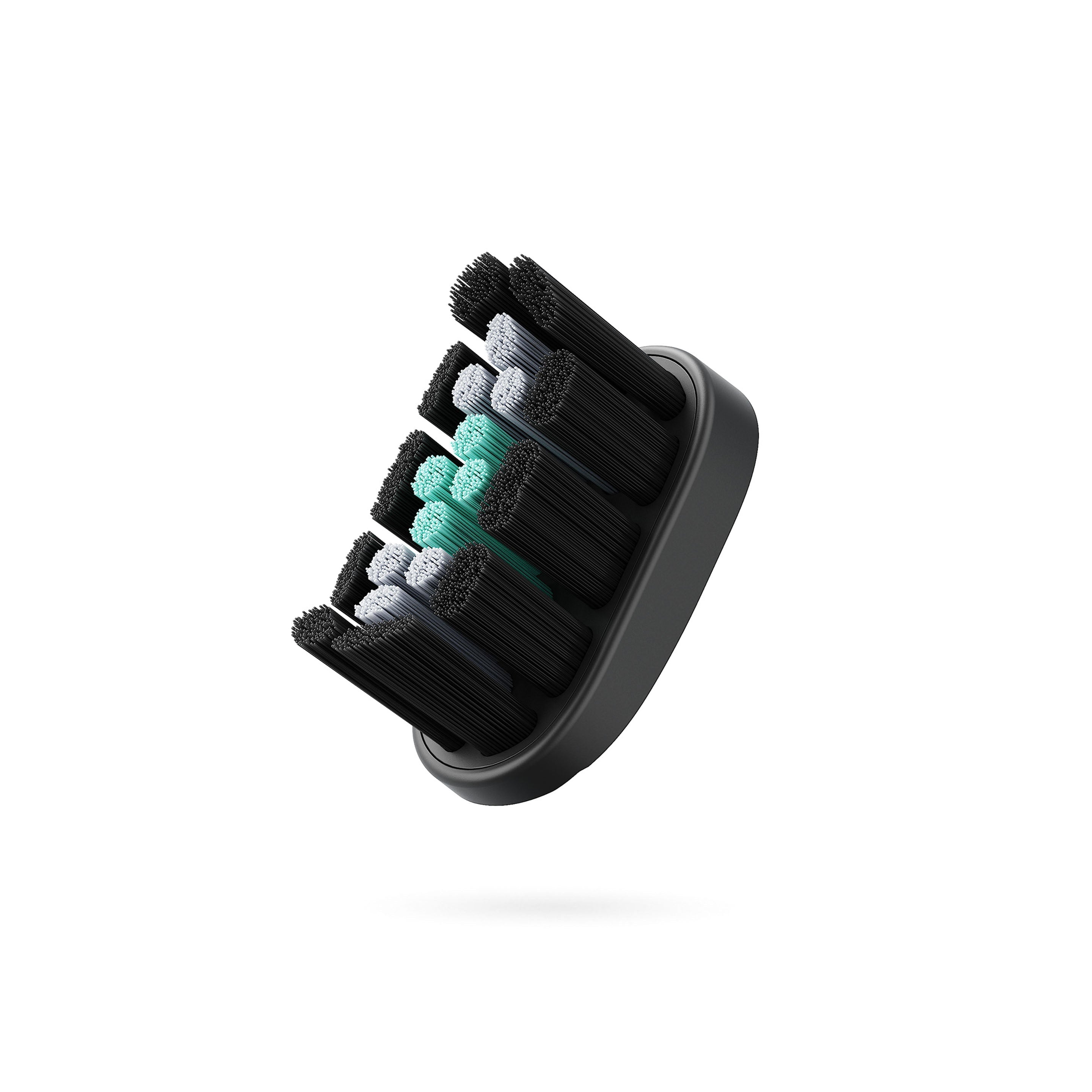 A single Ultra EasyClick Brush Pod Refill Head with black bristles and a gray base.