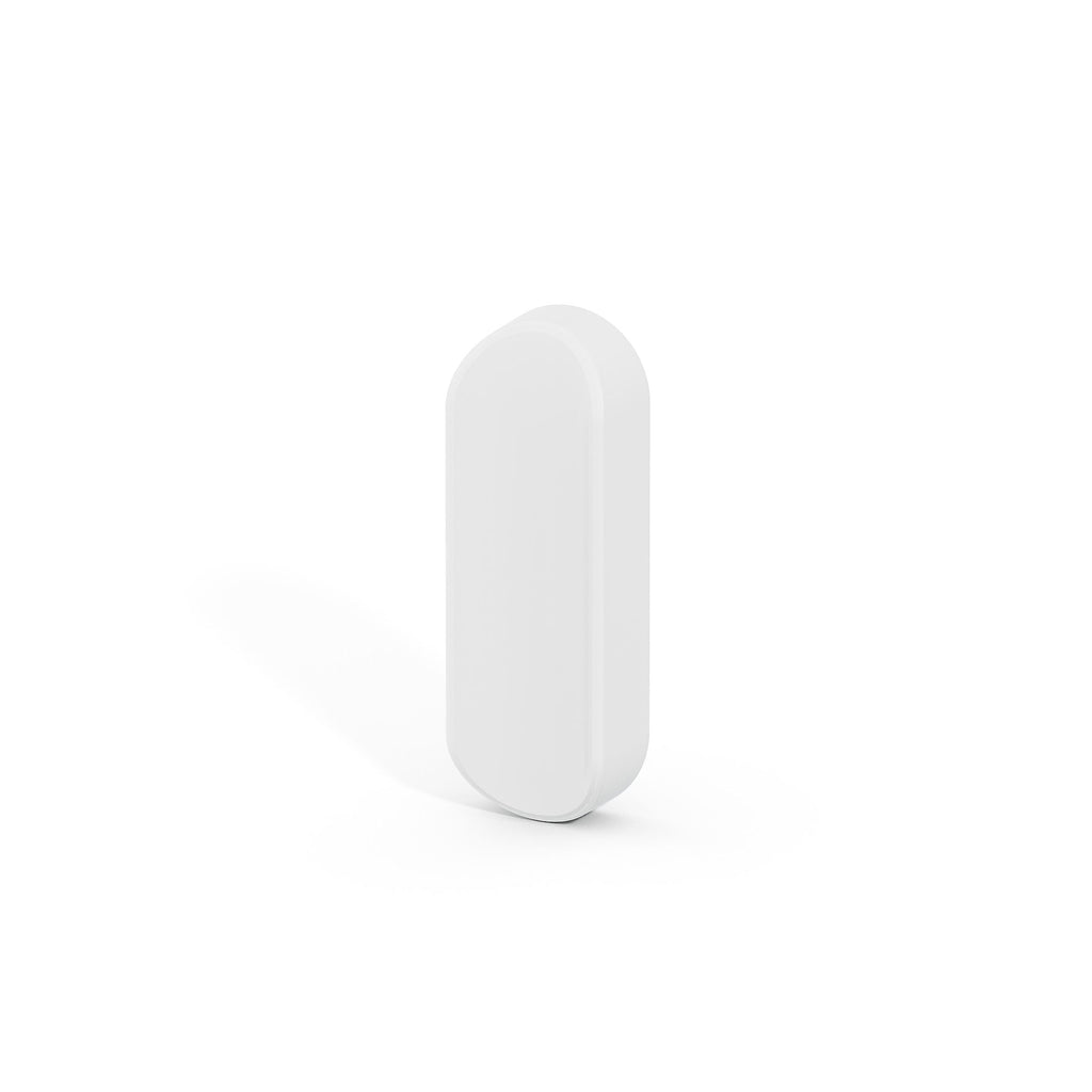 White rectangular object on a white background