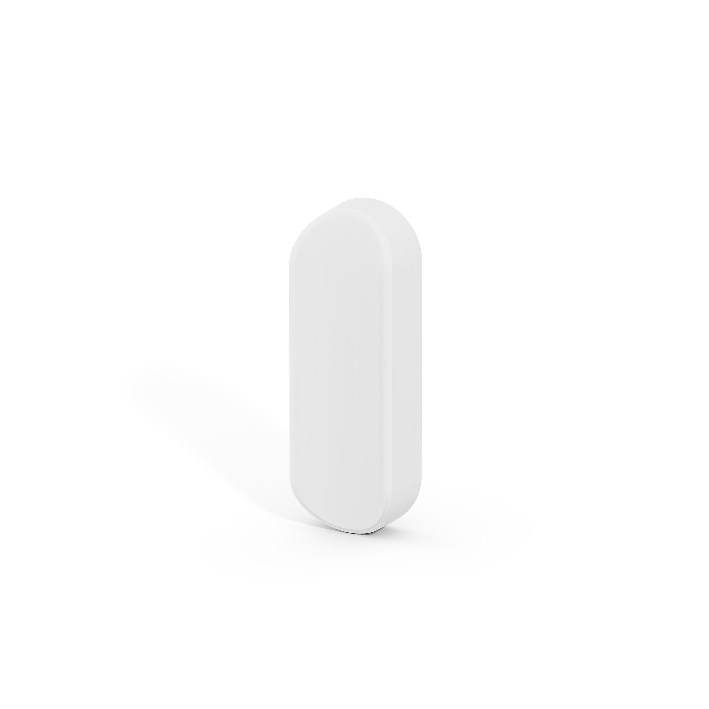 White rectangular object on a white background